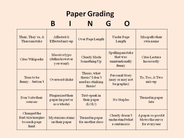grading-bingo
